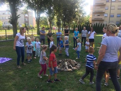 Zdjęcie 1 - PIKNIK PIECZONEGO ZIEMNIAKA NA SPORTOWO KRÓLICZKI 2018/2019