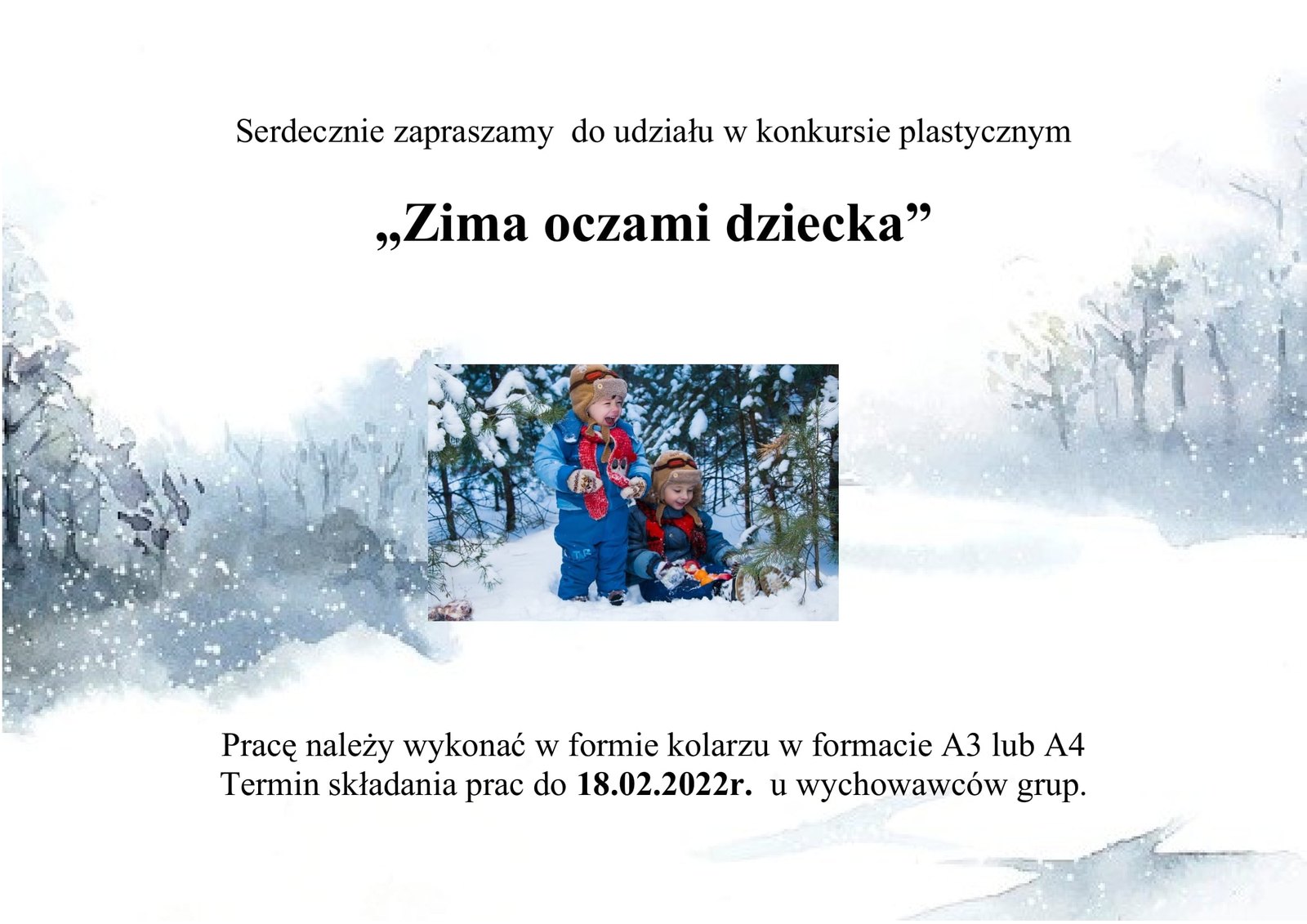 Konkurs Zima oczami dziecka 2